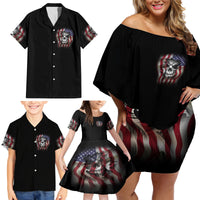 Don't Try To Figure Me Out Family Matching Off Shoulder Short Dress and Hawaiian Shirt - Wonder Print Shop