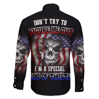 Don't Try To Figure Me Out Family Matching Off Shoulder Short Dress and Hawaiian Shirt - Wonder Print Shop