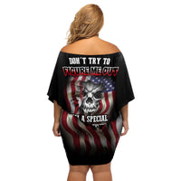 Don't Try To Figure Me Out Family Matching Off Shoulder Short Dress and Hawaiian Shirt - Wonder Print Shop