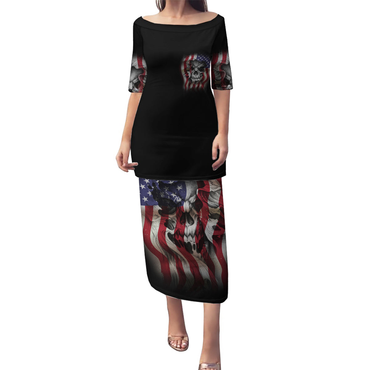 Don't Try To Figure Me Out Family Matching Puletasi Dress and Hawaiian Shirt - Wonder Print Shop