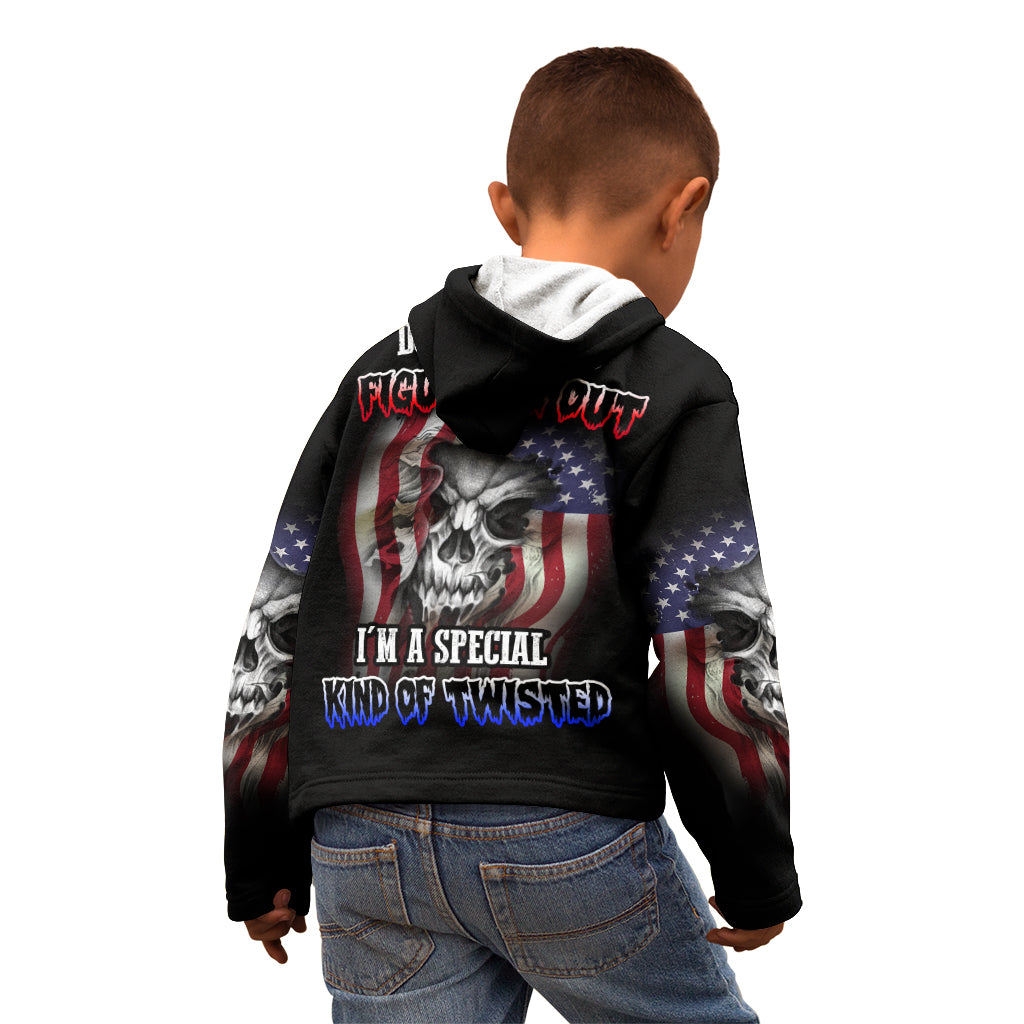 Don't Try To Figure Me Out Kid Hoodie - Wonder Print Shop