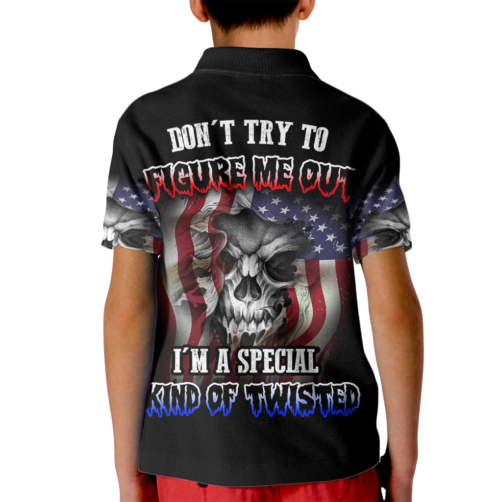 Don't Try To Figure Me Out Kid Polo Shirt - Wonder Print Shop