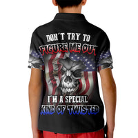Don't Try To Figure Me Out Kid Polo Shirt - Wonder Print Shop