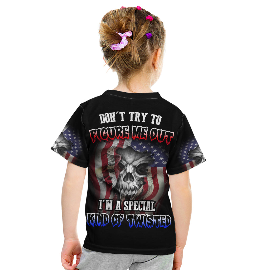 Don't Try To Figure Me Out Kid T Shirt - Wonder Print Shop