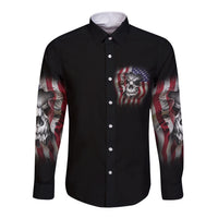 Don't Try To Figure Me Out Long Sleeve Button Shirt - Wonder Print Shop