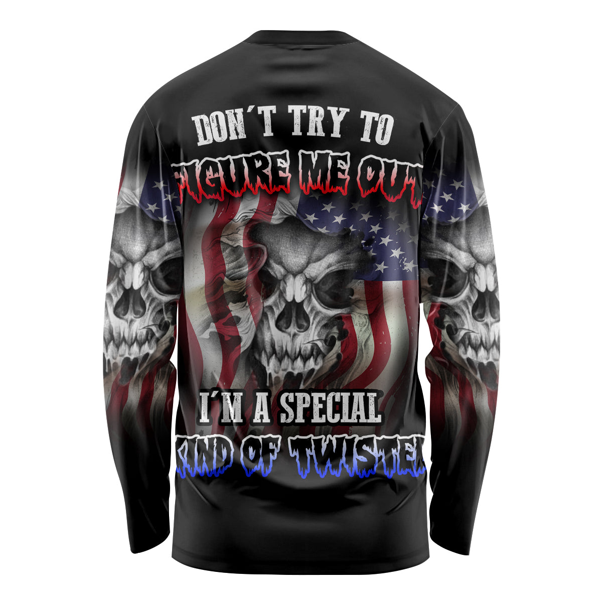 Don't Try To Figure Me Out Long Sleeve Shirt - Wonder Print Shop