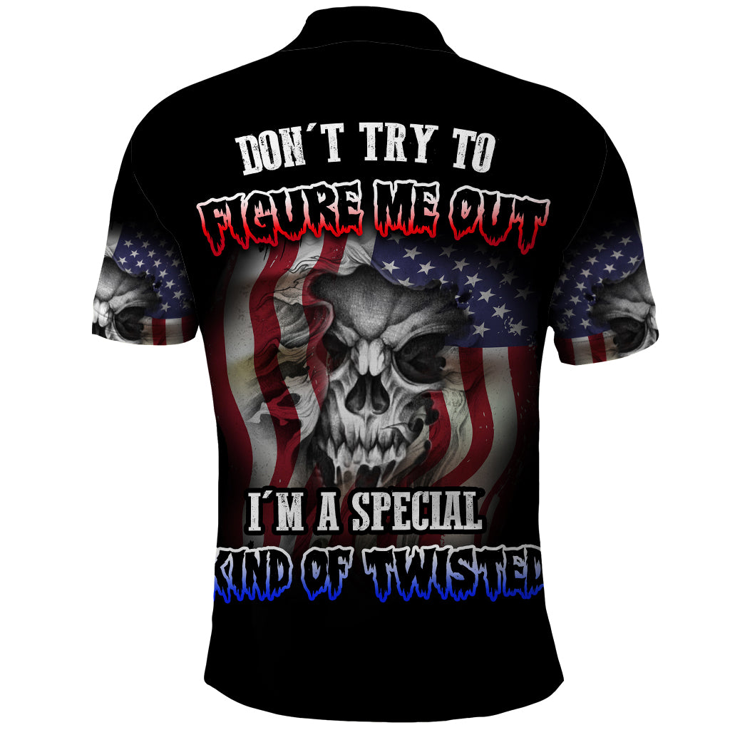 Don't Try To Figure Me Out Polo Shirt - Wonder Print Shop