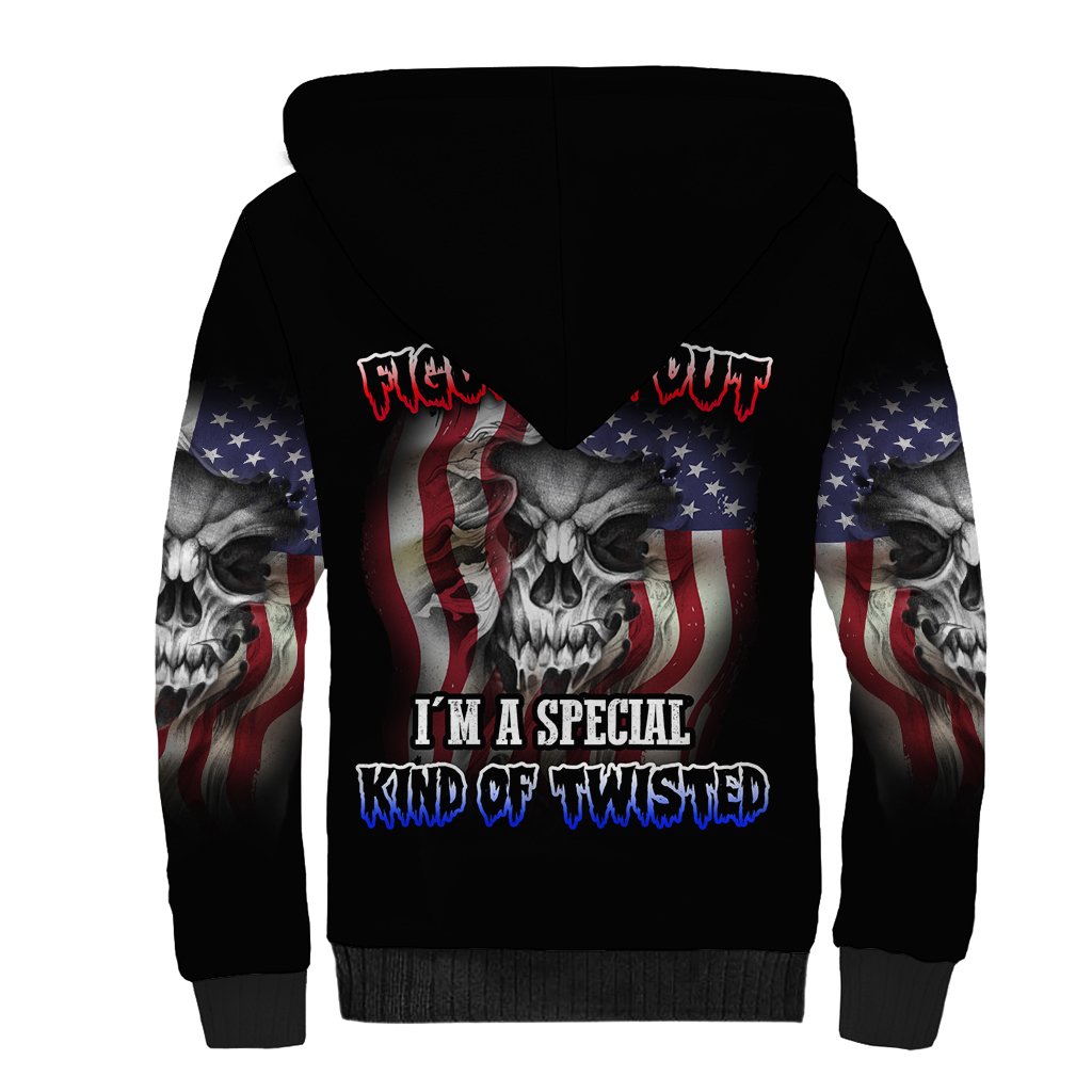 Don't Try To Figure Me Out Sherpa Hoodie - Wonder Print Shop
