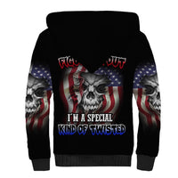 Don't Try To Figure Me Out Sherpa Hoodie - Wonder Print Shop