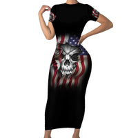 Don't Try To Figure Me Out Short Sleeve Bodycon Dress - Wonder Print Shop