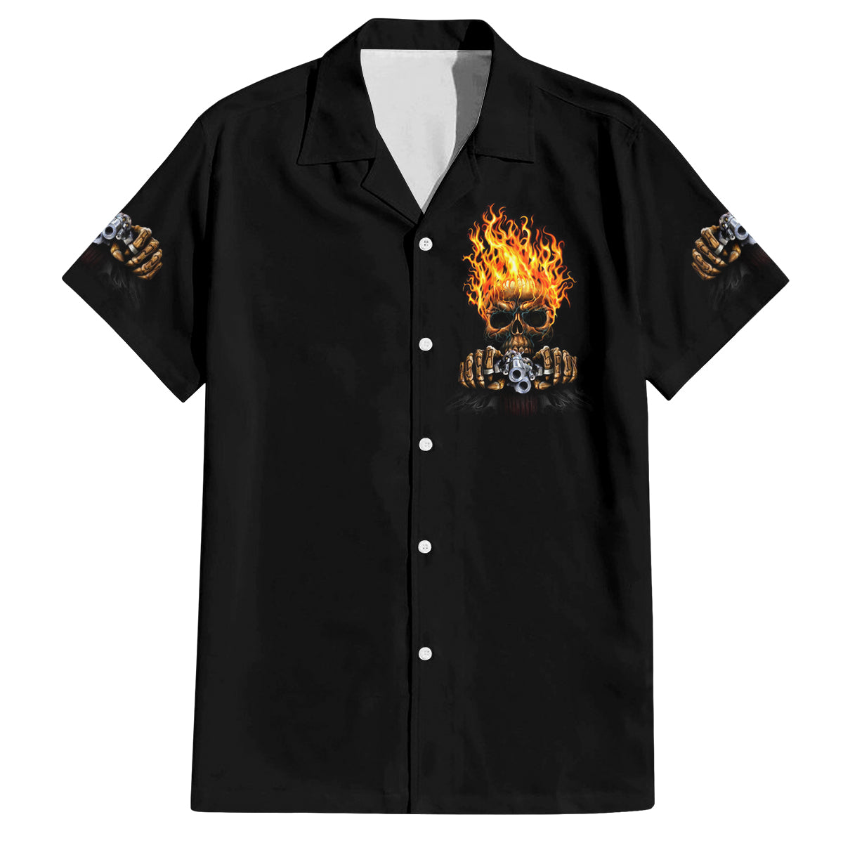 Dilligaf Flame Skull With G Family Matching Summer Maxi Dress and Hawaiian Shirt - Wonder Print Shop