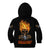 Dilligaf Flame Skull With G Kid Hoodie - Wonder Print Shop