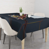 Custom Golden Bowling Shirts For Men, Flame Bowling Tablecloth with Flaming Bowling Ball Striking Pins And Geometric Line Pattern - Wonder Print Shop