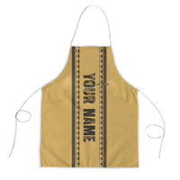 Custom Retro Bowling Apron with Diamond Stripe Pattern North Bowl Logo - Wonder Print Shop