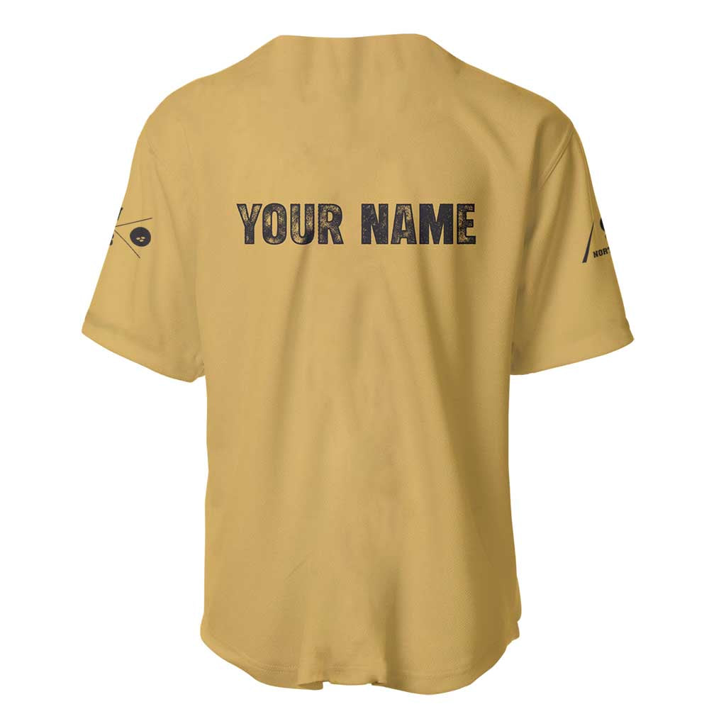 Custom Retro Bowling Baseball Jersey with Diamond Stripe Pattern North Bowl Logo - Wonder Print Shop
