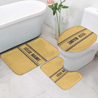 Custom Retro Bowling Bathroom Set with Diamond Stripe Pattern North Bowl Logo - Wonder Print Shop