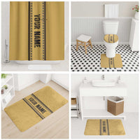 Custom Retro Bowling Bathroom Set with Diamond Stripe Pattern North Bowl Logo - Wonder Print Shop