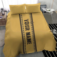 Custom Retro Bowling Bedding Set with Diamond Stripe Pattern North Bowl Logo - Wonder Print Shop