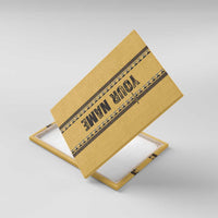 Custom Retro Bowling Canvas Wall Art with Diamond Stripe Pattern North Bowl Logo - Wonder Print Shop