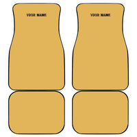 Custom Retro Bowling Car Mats with Diamond Stripe Pattern North Bowl Logo - Wonder Print Shop