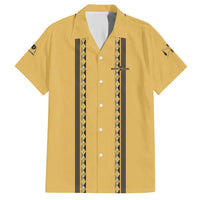Custom Retro Bowling Hawaiian Shirt with Diamond Stripe Pattern North Bowl Logo - Wonder Print Shop