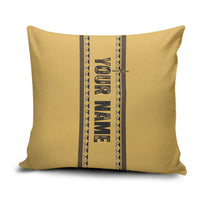Custom Retro Bowling Pillow Cover with Diamond Stripe Pattern North Bowl Logo - Wonder Print Shop