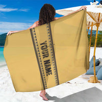 Custom Retro Bowling Sarong with Diamond Stripe Pattern North Bowl Logo - Wonder Print Shop