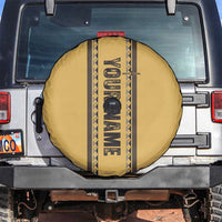 Custom Retro Bowling Spare Tire Cover with Diamond Stripe Pattern North Bowl Logo - Wonder Print Shop