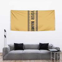 Custom Retro Bowling Tapestry with Diamond Stripe Pattern North Bowl Logo - Wonder Print Shop