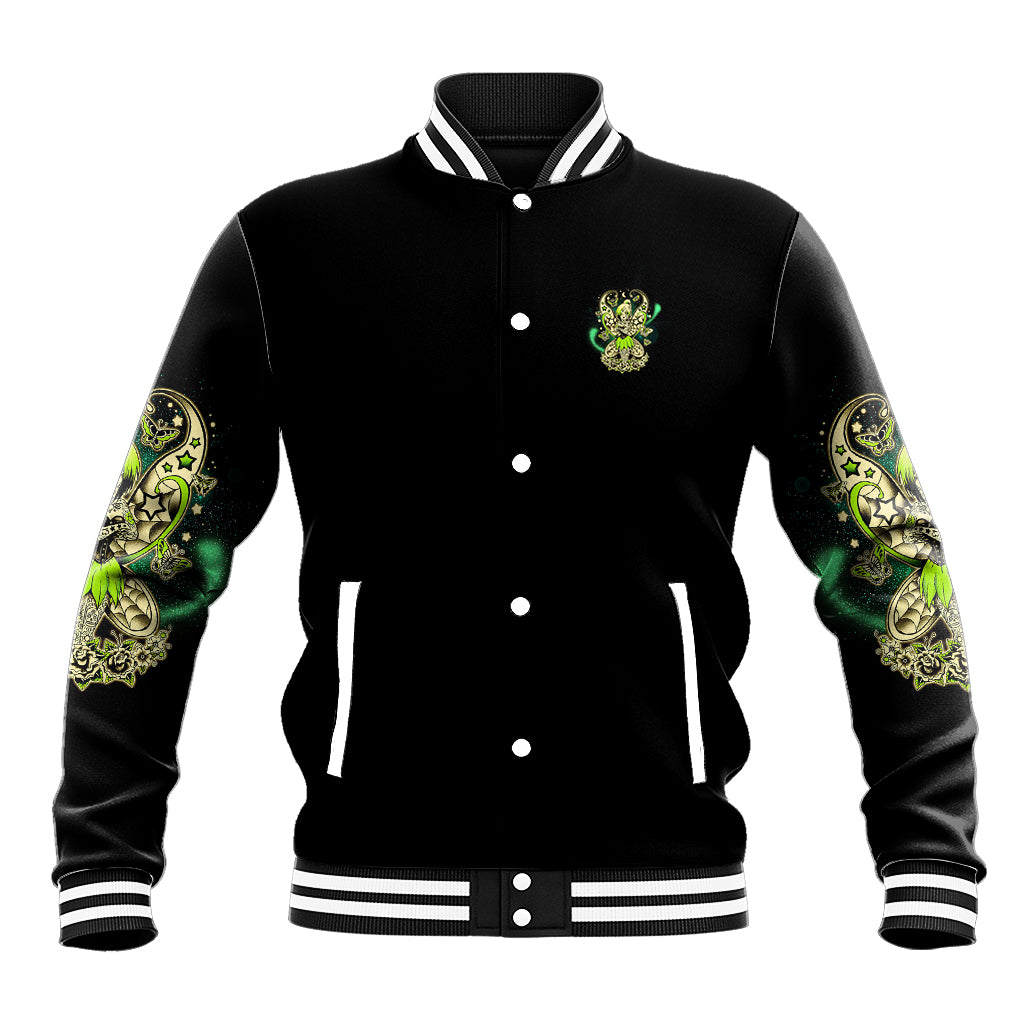 Karma Fairy Skull Baseball Jacket - Wonder Print Shop
