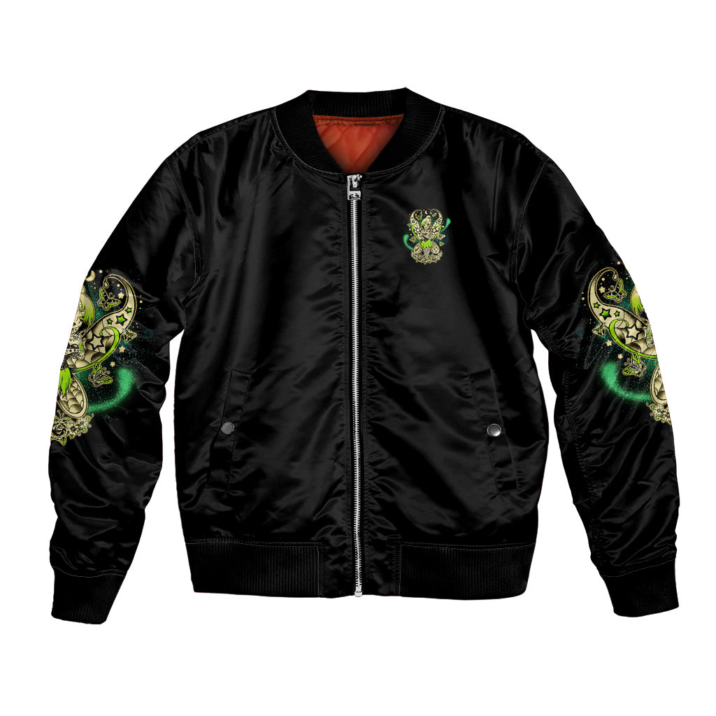 Karma Fairy Skull Bomber Jacket - Wonder Print Shop