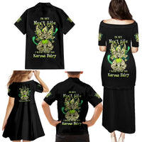 Karma Fairy Skull Family Matching Puletasi Dress and Hawaiian Shirt - Wonder Print Shop