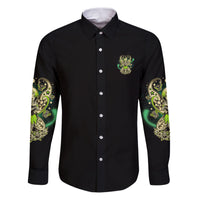 Karma Fairy Skull Family Matching Puletasi Dress and Hawaiian Shirt - Wonder Print Shop