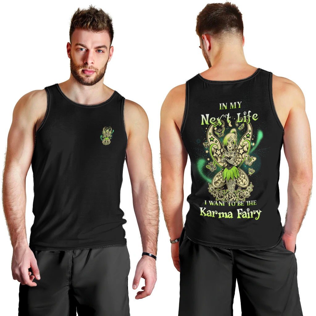 Karma Fairy Skull Men Tank Top - Wonder Print Shop