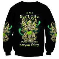 Karma Fairy Skull Sweatshirt - Wonder Print Shop