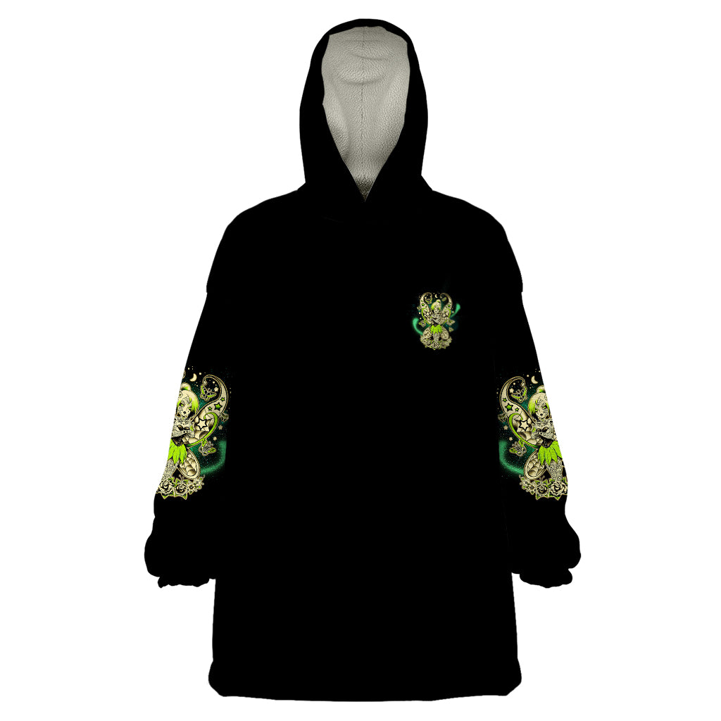 Karma Fairy Skull Wearable Blanket Hoodie - Wonder Print Shop