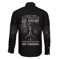 I Hate It When The Voices In My Head Skull Family Matching Long Sleeve Bodycon Dress and Hawaiian Shirt - Wonder Print Shop