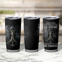I Hate It When The Voices In My Head Skull Tumbler Cup - Wonder Print Shop