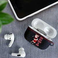Santa Hole in One Christmas AirPods Case with Golf Clubs and Festive Pattern - Wonder Print Shop