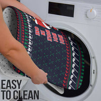 Santa Hole in One Christmas Bathroom Set with Golf Clubs and Festive Pattern - Wonder Print Shop