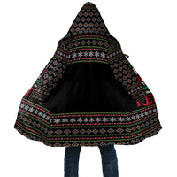 White and Red Christmas Wine Cloak with Festive Pattern and Holiday Cheer - Wonder Print Shop