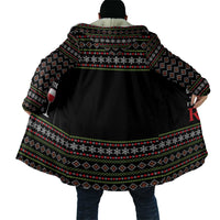 White and Red Christmas Wine Cloak with Festive Pattern and Holiday Cheer - Wonder Print Shop