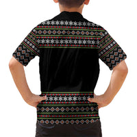 White and Red Christmas Wine Hawaiian Shirt with Festive Pattern and Holiday Cheer - Wonder Print Shop