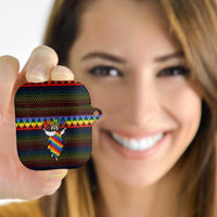 Rainbow Jesus Ah Men Christmas AirPods Case with Colorful Stripes and Holiday Pattern - Wonder Print Shop