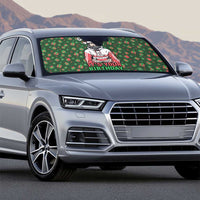 Go Jesus It's Your Birthday Christmas Auto Sun Shade with Presents and Festive Pattern - Wonder Print Shop