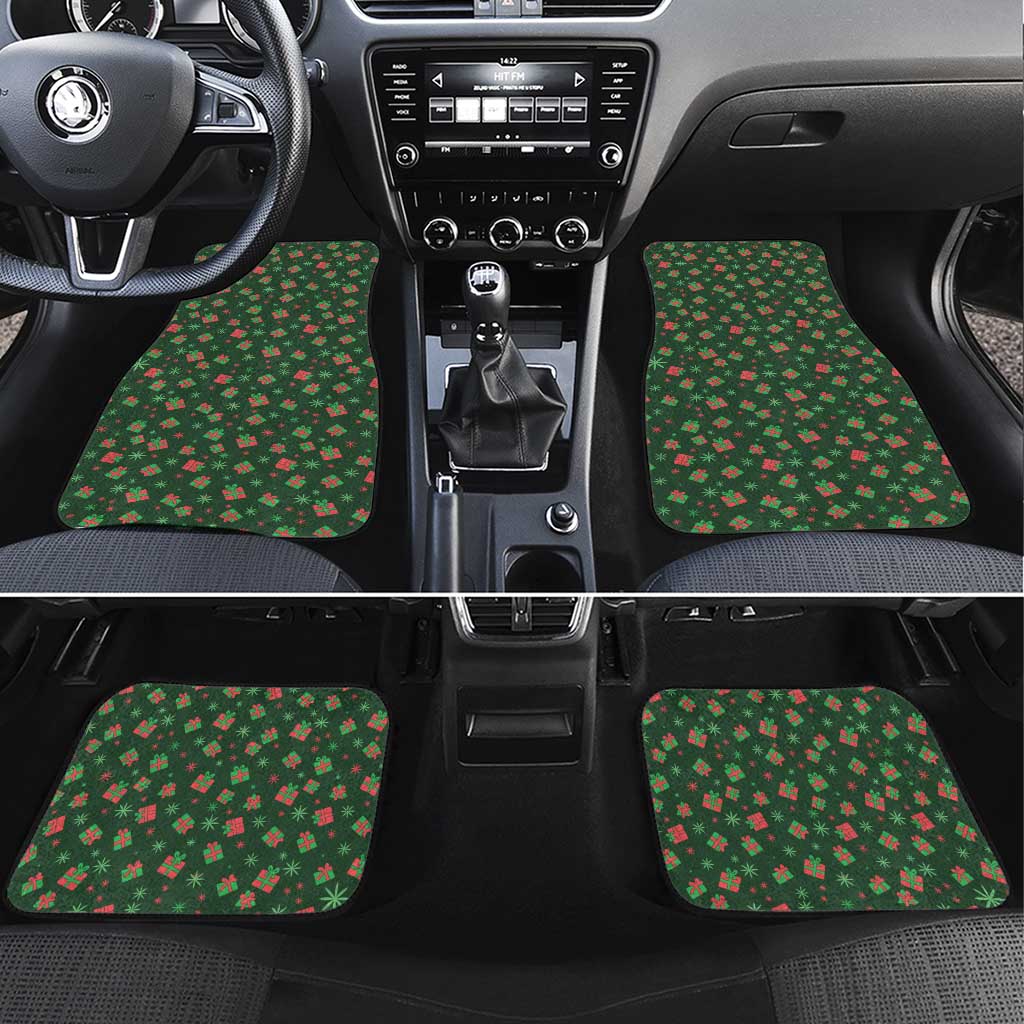 Go Jesus It's Your Birthday Christmas Car Mats with Presents and Festive Pattern - Wonder Print Shop