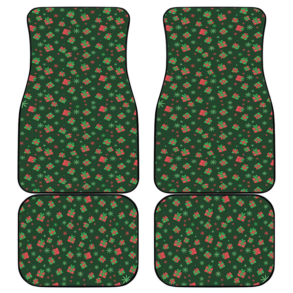 Go Jesus It's Your Birthday Christmas Car Mats with Presents and Festive Pattern - Wonder Print Shop
