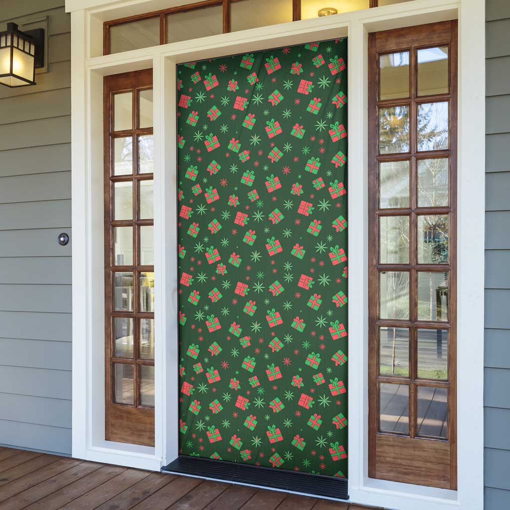 Go Jesus It's Your Birthday Christmas Door Cover with Presents and Festive Pattern - Wonder Print Shop