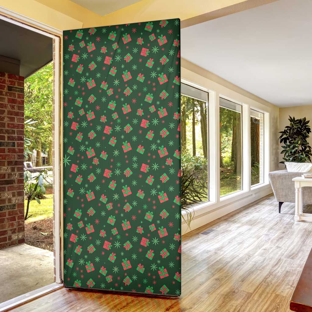 Go Jesus It's Your Birthday Christmas Door Cover with Presents and Festive Pattern - Wonder Print Shop