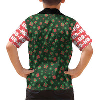 Go Jesus It's Your Birthday Christmas Family Matching Off Shoulder Maxi Dress and Hawaiian Shirt with Presents and Festive Pattern - Wonder Print Shop